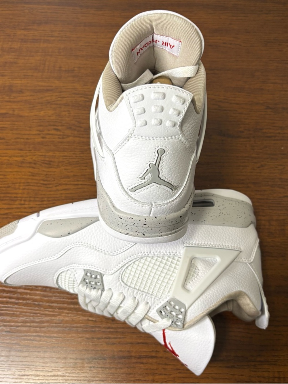 Air Jordan 4 Retro ‘White Oreo’ 2021 -Men's Athletic Shoes Sneakers - Picture 5 of 5
